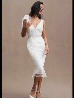 Mac Duggal | Dresses | Mac Duggal 27539 Black Polka Dot Mesh Bustier Aline Midi  Dress Anthropologie | Poshmark